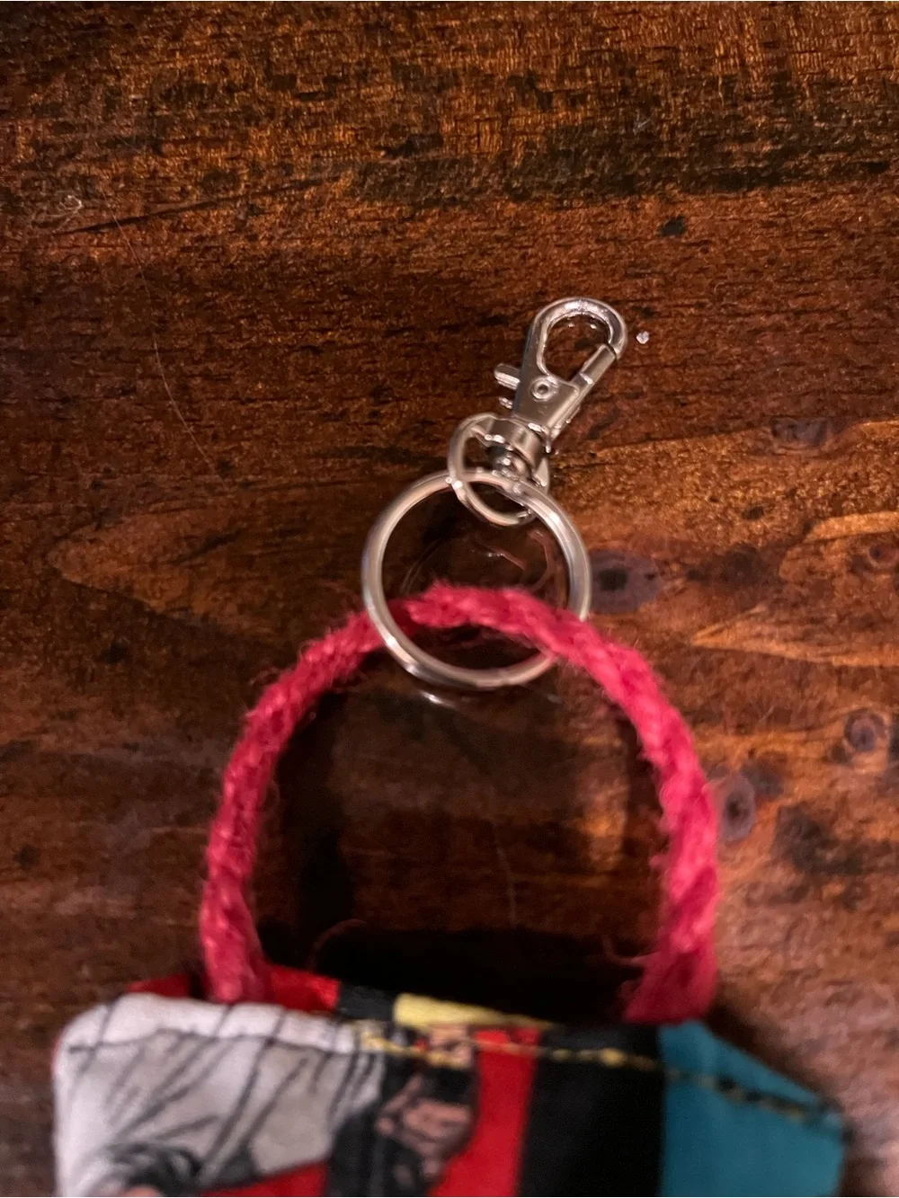 Star Wars Fabric Keychain with Red Loop